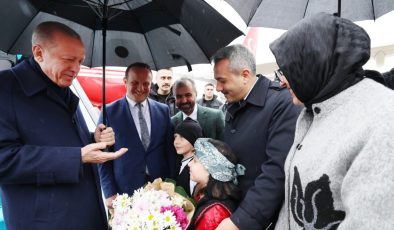 Cumhurbaşkanı Erdoğan memleketi Rize’de