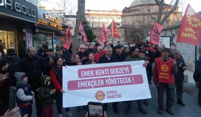 Gebze yarışına EMEP işçi adayla katıldı