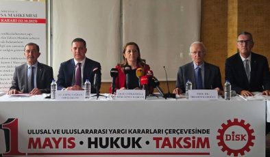 DİSK: Taksim 1 Mayıs alanıdır ve bu artık hukuksal bir hakikattir