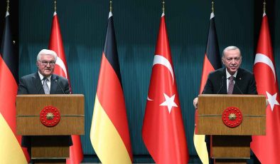 Erdoğan, Steinmeier’le görüştü: ‘İsrail’le yoğun ticari ilişkileri artık ayakta tutmuyoruz’