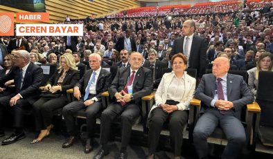 İYİ Parti kurultayı: Koray Aydın kürsüde