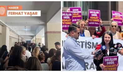 Cinsel istismar davası adliyede protesto edildi  