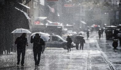 Meteorolojiden İstanbul dahil birçok il için sağanak yağış uyarısı