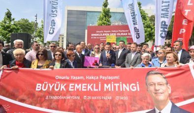 Özgür Çelik’ten ‘Büyük Emekli Mitingi’ çağrısı