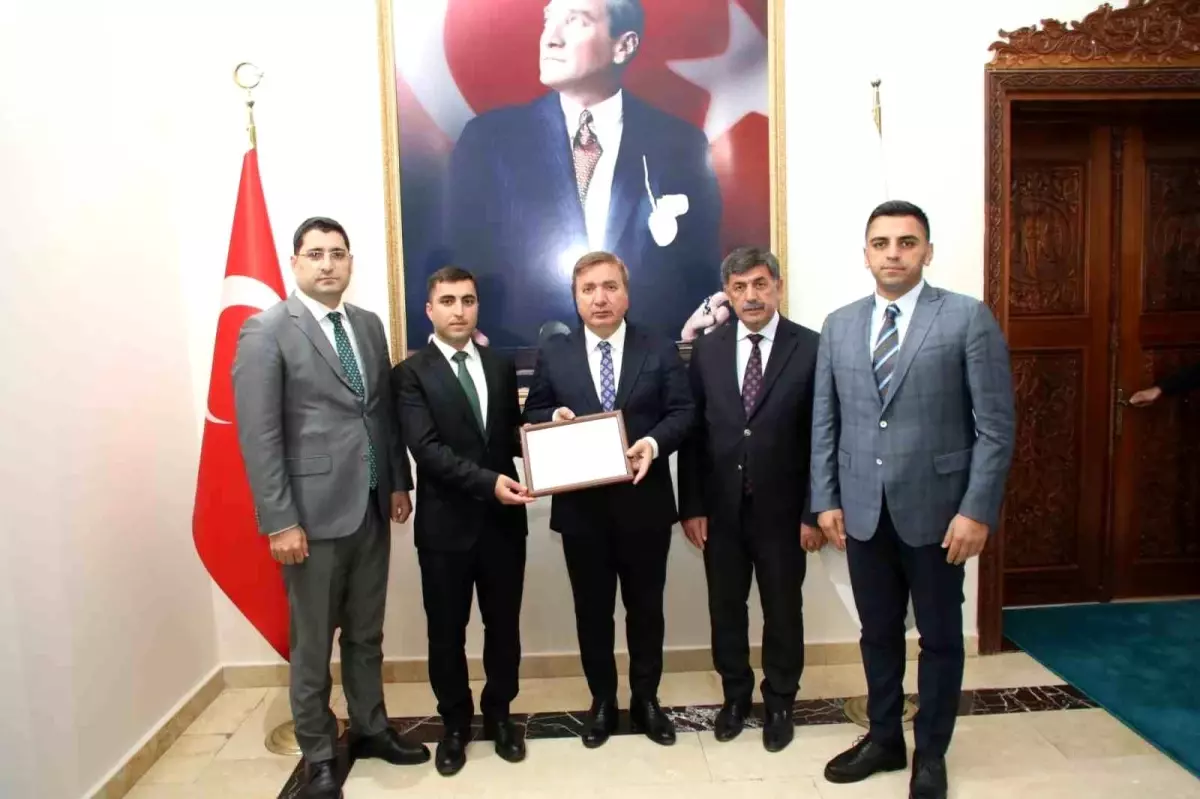 Vali Aydoğdu, Kaymakam Adayı Saka’yı Kabul Etti